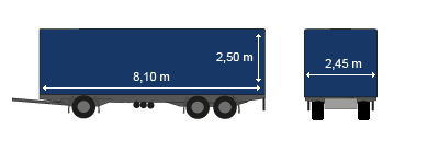 Anhänger für LKW 18,0 t